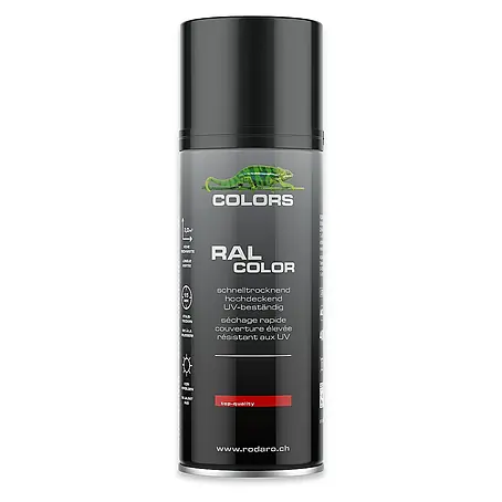 Colors  Farbspray Sprühlack 400ml RAL9005 Tiefschwarz Glanz