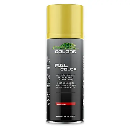 Colors  Farbspray Sprühlack 400ml RAL 1021 Rapsgelb Glanz