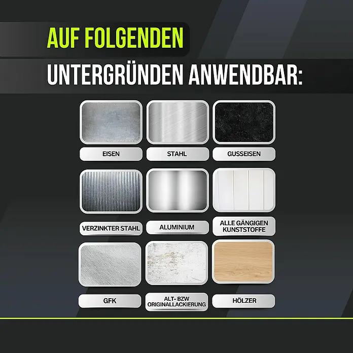 2K Pro Farbspray 2 Komponenten Sprühfarbe 250ml RAL9005 Tiefschwarz Glanz - RAL9005 - Tiefschwarz Glanz, Sprühdose - Anwendbare Untergründe: Eisen, Stahl, Gusseisen, verzinkter Stahl, Aluminium, Kunststoffe, GFK, Alt- bzw. Originallackierung, Hölzer.