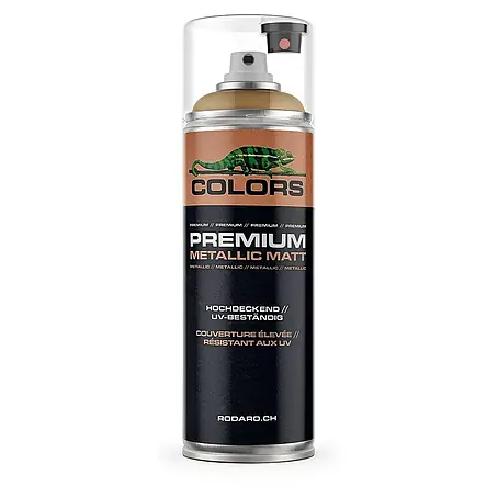 Colors  Farbspray Sprühlack 400ml Metallic Gold Bronze Matt