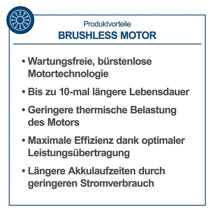 Scheppach IXES 20V Akku-Kettensäge BC-CS355DUO-X Set XL2 - 40 V, 4 Ah, Li-Ionen, 2 Akkus - Produktvorteile: Bürstenloser Motor mit längerer Lebensdauer, maximaler Effizienz und geringerem Stromverbrauch.