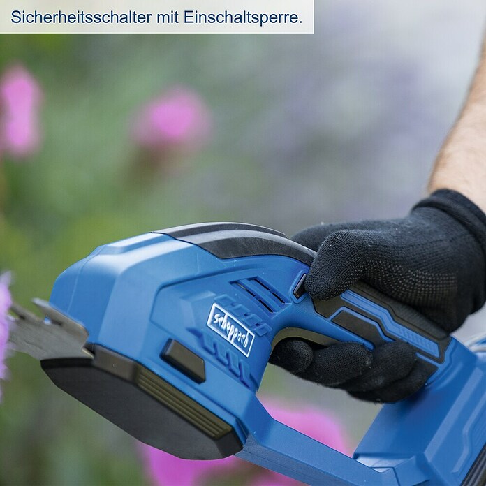 Scheppach IXES 20V Akku-Gras- & Strauchschere HTGS200-X Set S (20 V, Li-Ionen, 1 Akku, Schwertbreite: 9 cm) | BAUHAUS