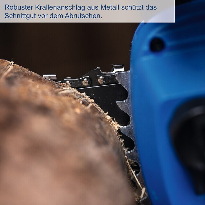 Scheppach IXES 20V Akku-Kettensäge C-CS254-X Set L (20 V, 4 Ah, Li-Ionen, 1 Akku, Schwertlänge: 20 cm) | BAUHAUS