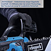 Scheppach IXES 20V Akku-Kettensäge C-CS254-X Set L (20 V, 4 Ah, Li-Ionen, 1 Akku, Schwertlänge: 20 cm) | BAUHAUS