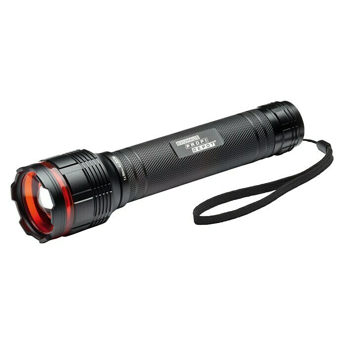 Profi Depot LED-Taschenlampe KE700Aluminium, Schwarz, 700 lm, Batteriebetrieben Unknown