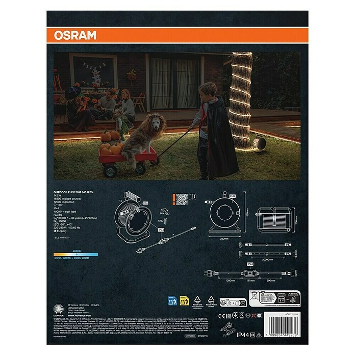 Osram Led-strip (Lengte: 20 m, 12.000 lm, 220 V) | BAUHAUS