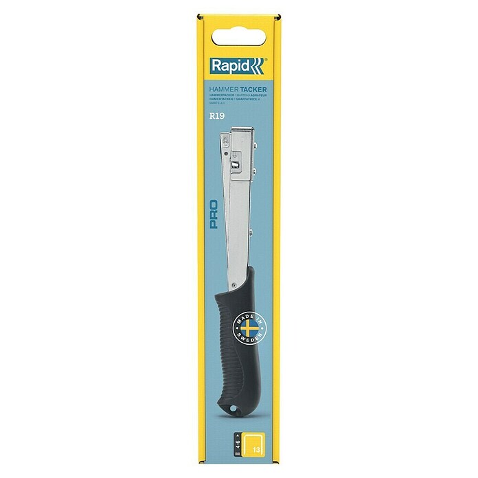 Rapid Hammertacker R19 (Klammertiefe: 4 mm - 6 mm, Geeignet für: Feindrahtklammer Typ 53) | BAUHAUS
