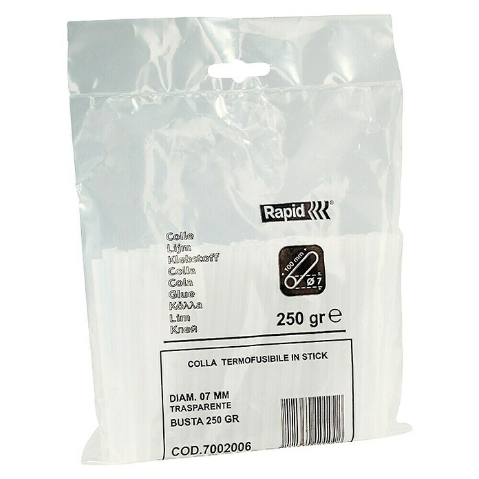 Rapid Lijmpatronen (Transparant, EVA, Diameter lijmpatronen: 7 mm) | BAUHAUS