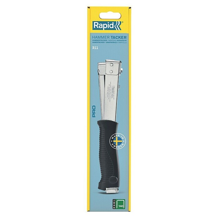 Rapid Hammertacker R11 (Klammertiefe: 6 mm - 10 mm, Geeignet für: Flachdrahtklammern Nr. 140) | BAUHAUS