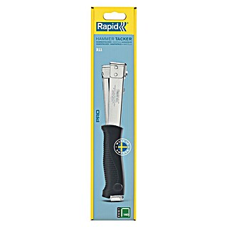 Rapid Hammertacker R11 (Klammertiefe: 6 mm - 10 mm, Geeignet für: Flachdrahtklammern Nr. 140)