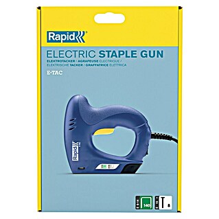 Rapid Kombi-Elektrotacker E-TAC (Klammertiefe: 6 mm - 14 mm, Länge Nagel: 15 mm)