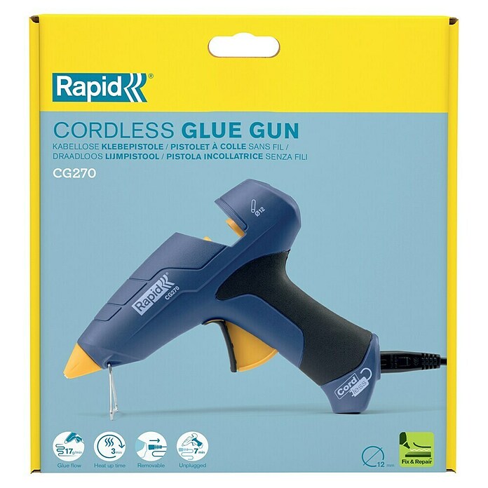 Rapid Hetelijmpistool CG 270 (250 W, Diameter lijmpatronen: 12 mm, 180 °C - 200 °C) | BAUHAUS