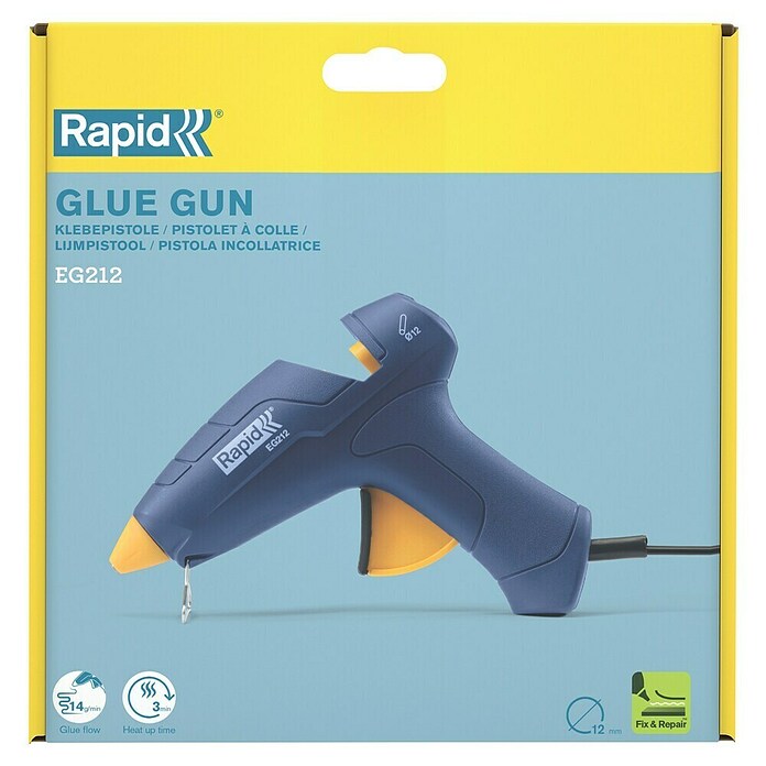 Rapid Hetelijmpistool EG212 (200 W, Diameter lijmpatronen: 12 mm, 170 °C - 190 °C) | BAUHAUS