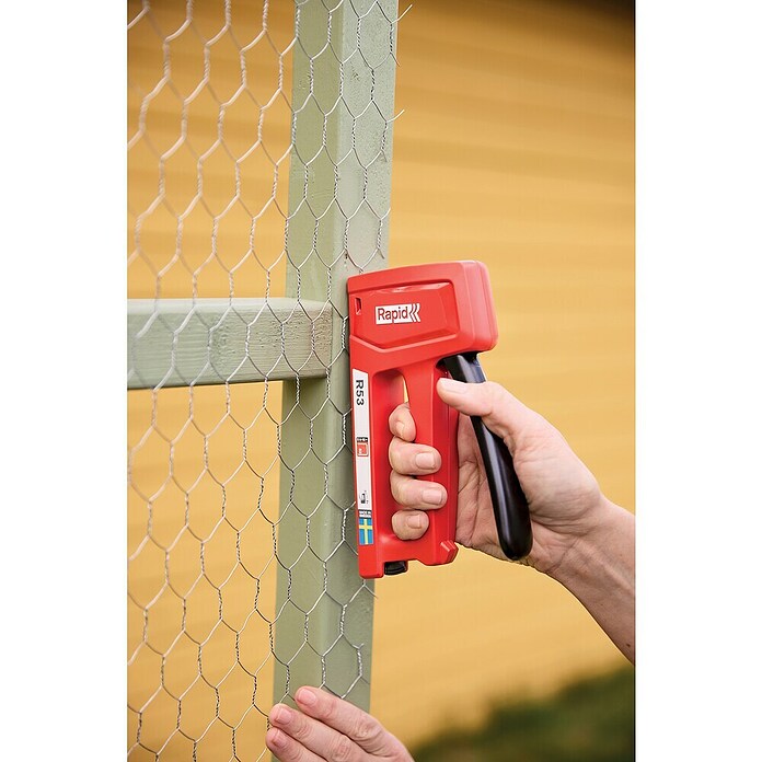 Rapid Handtacker R53 (Nietdiepte: 4 mm - 10 mm, Geschikt voor: Dundraadnieten type 53) | BAUHAUS