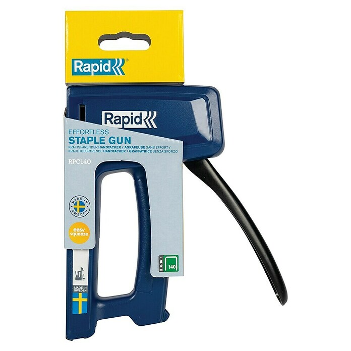 Rapid Handtacker RCP140 (Nietdiepte: 6 mm - 16 mm, Geschikt voor: Platte draadkrammen. nr. 140) | BAUHAUS