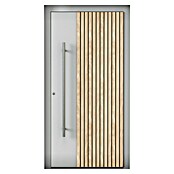 Aurelis Haustür BH 1121 (110 x 210 cm, DIN Anschlag: Links, Lichtgrau/Weiß) | BAUHAUS