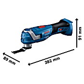 Bosch Professional Aku višenamjenski alat GOP 185-LI  (18 V, 1 baterija, 4 Ah) | BAUHAUS