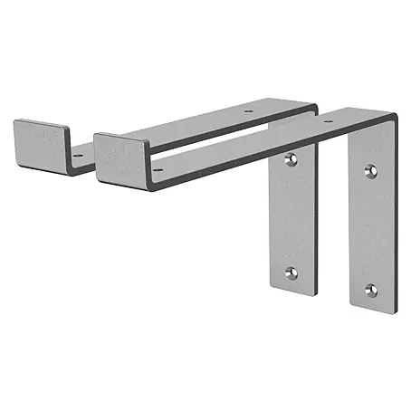 ML-Design  Schwerlastregal Industrielle Wandregal Grau, Regalträger Regalhalterungen