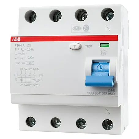ABB System pro M compact FI-Schalter F204 A-63/0.03