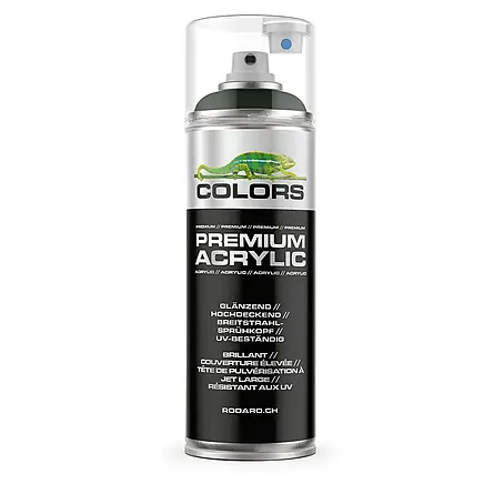 Colors  Farbspray Premium Acrylic Sprühfarbe 400ml RAL 6009 Tannengrün Glanz