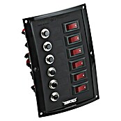 Talamex centralita automática (114 x 165 mm, 12 V, 6 interruptores con iluminación indirecta)