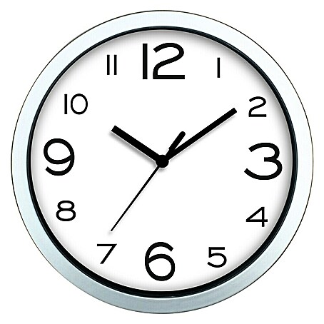 Wanduhr Basic (Durchmesser: 20 cm, Weiß)