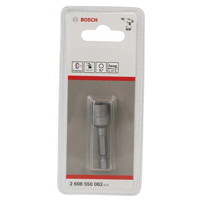 Bosch Inserto para llaves de vaso (Ancho de llave: ⅜'', Específico para: Atornillador de batería)