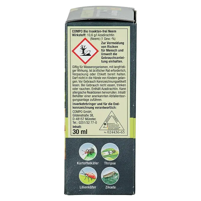 Compo Bio Insektenschutzmittel Insekten-frei Neem - 30 ml online kaufen bei  BAUHAUS