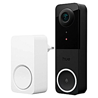 Philips Hue Deurbel met camera (Zwart, 2.048 x 1.536 pixels (2K-HD), 33 x 42 x 134 mm)