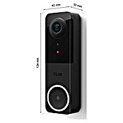 Philips Hue Deurbel met camera (Zwart, 2.048 x 1.536 pixels (2K-HD), 33 x 42 x 134 mm) | BAUHAUS