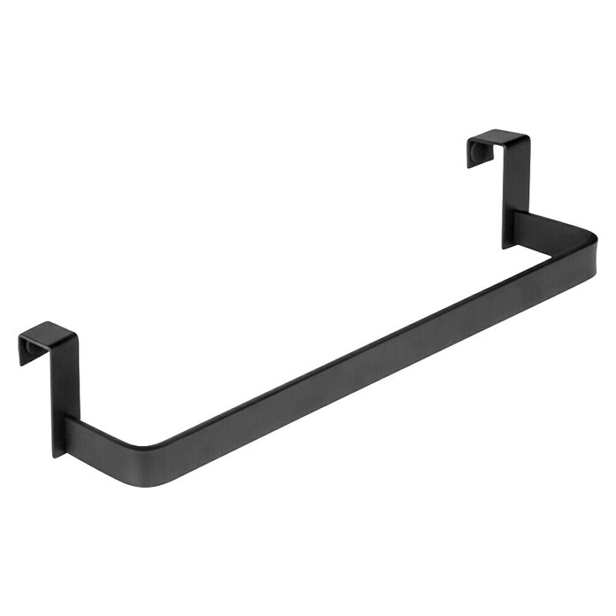 Bath Stage Toallero de gancho para mueble B-749 (Negro, Ancho: 36 cm, Brillante) | BAUHAUS