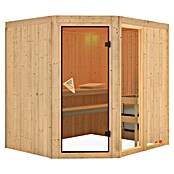 Karibu Systemsauna (Ohne Ofen, Ohne Dachkranz, 170 x 196 x 198 cm)
