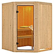 Karibu Systemsauna (Ohne Ofen, Ohne Dachkranz, 151 x 151 x 198 cm)