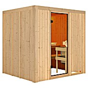 Karibu Systemsauna (Ohne Ofen, Ohne Dachkranz, 170 x 196 x 198 cm)