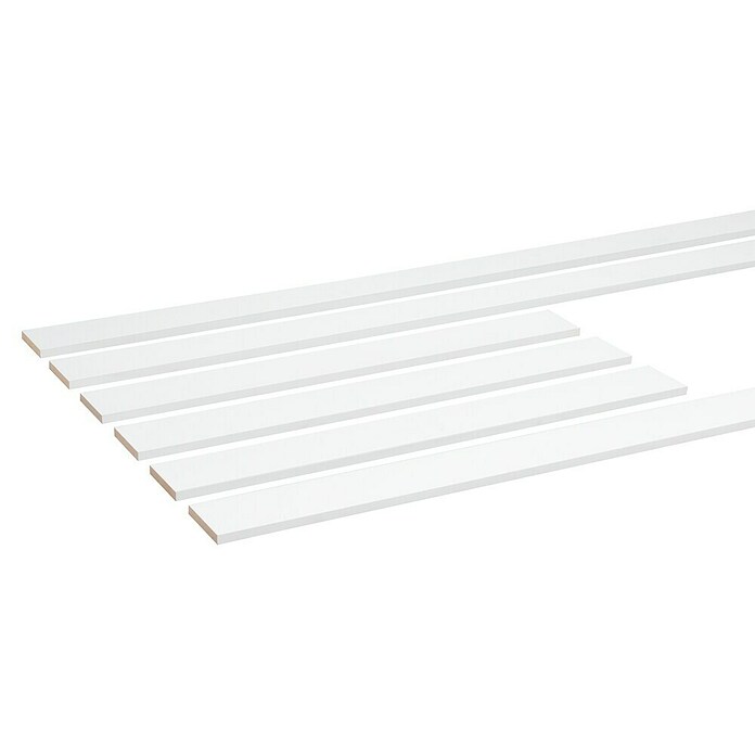 Wandstrip (null, Wit, MDF) | BAUHAUS