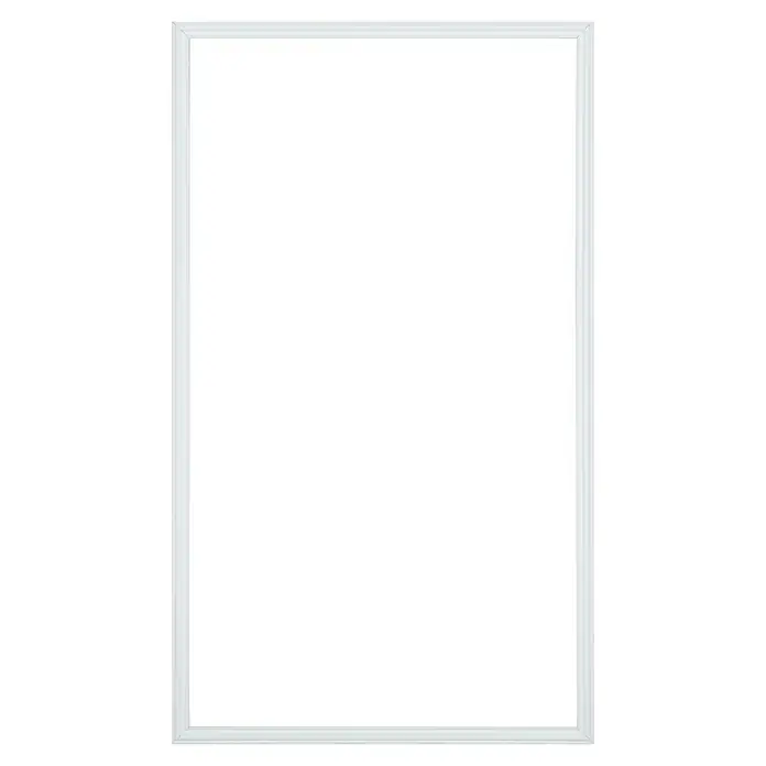 Wandleiste Set - Fläche 120x70cm, Weiß, MDF, Höhe: 1,3 cm, Breite: 2,9 cm - Polaroid-Rahmen: Ein minimalistischer, weißer Rahmen, ideal für Fotos, der einen Hauch von Retro-Charme verleiht und Ihre Erinnerungen stilvoll einrahmt.