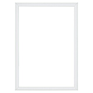 Wandstrip Set mdf 10x29 mm 50x70cm (null, Wit, MDF)