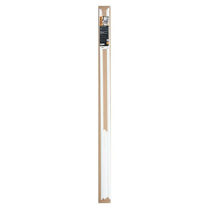 Wandstrip Set mdf 10x29 mm 190x70cm (null, Wit, MDF) | BAUHAUS
