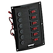 Talamex Schalttafel (12 V, 6 Schalter mit indirekter Beleuchtung)