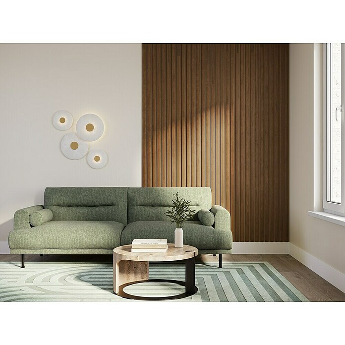 CanDo Akoestische panelen Decowall Ellips Rustiek eiken (260 x 30 x 3,5 cm, Ellips Rustiek eiken, Dikte: 17 mm, 2 st.) | BAUHAUS