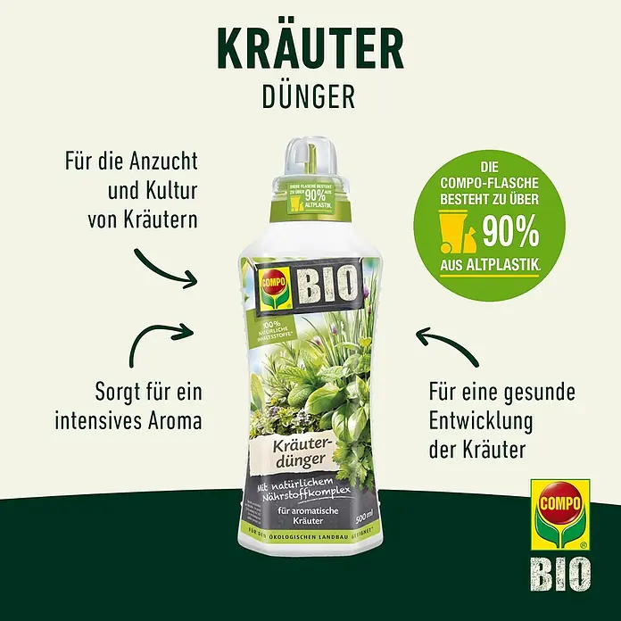 Compo Bio-Kruterdnger - 0,5 l online kaufen bei BAUHAUS