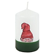 Hofer Stumpenkerze Wichtel (Ø x H: 6 x 10 cm, Grün, 1 Stk.) | BAUHAUS