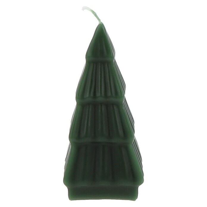 Hofer Kerze Baum (Ø x H: 5 x 11 cm, Dunkelgrün, 1 Stk.) | BAUHAUS