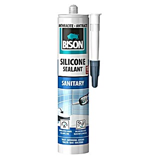 Bison Sanitarni silikon Sealant (Antracit, 280 ml)