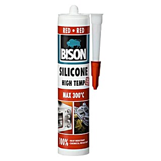 Bison Silikon za peči in kamine High temp (280 ml, Rdeča, Temperaturna odpornost: 10 °C - 260 °C)