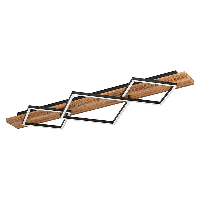 Eglo Plafón LED Boyal (29 W, An x L: 40,5 x 101 cm, Marrón, Blanco cálido) | BAUHAUS
