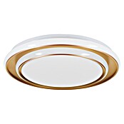 Eglo Plafón LED redondo Moschetta (24 W, Ø x Al: 40 x 7 cm, Dorado, Blanco cálido) | BAUHAUS