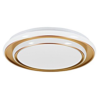 Eglo Plafón LED redondo Moschetta (24 W, Ø x Al: 40 x 7 cm, Dorado, Blanco cálido)