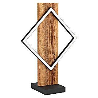 Eglo Boyal Lámpara de sobremesa LED (14 W, L x An x Al: 30 x 15 x 42,5 cm, Marrón, Blanco cálido)