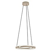 Eglo Lámpara colgante LED redonda Mezzomonte (20 W, Ø x Al: 48 x 110 cm, Beige, Blanco cálido) | BAUHAUS